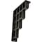 Ekena Millwork Diane Wrought Iron Bracket, (Triple center brace), Antiqued Warm Silver 2"W x 7 1/2"D x 10"H BKTM02X07X10TDIAWS - alternate 1